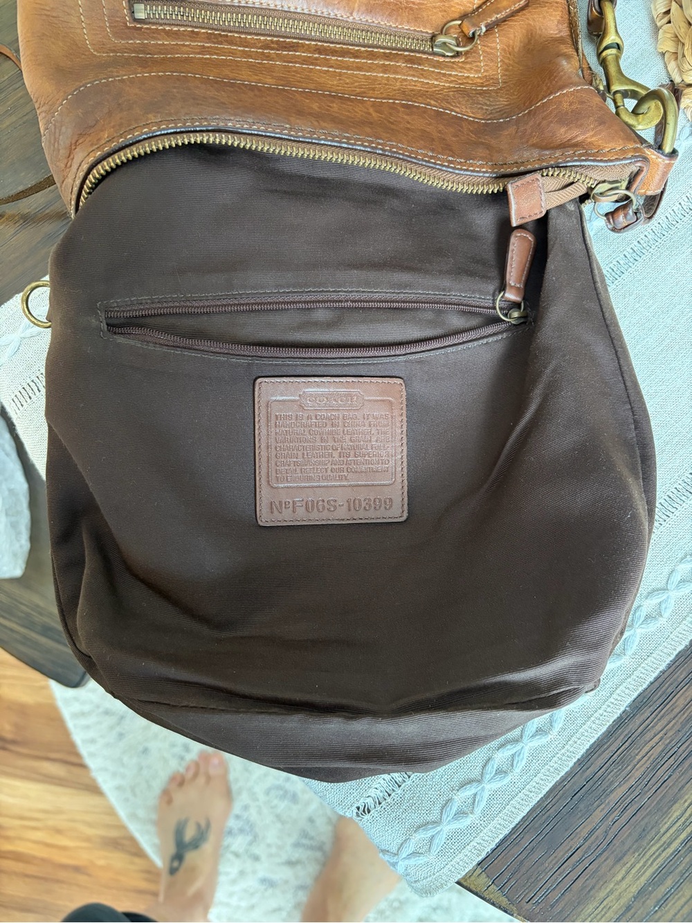 Vintage Coach Chelsea Laced Hobo Shoulder Bag - Picture 10 of 16